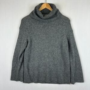 Rails Imogen Thunder Cashmere Blend Turtleneck Sweater Grey Women's Size XS